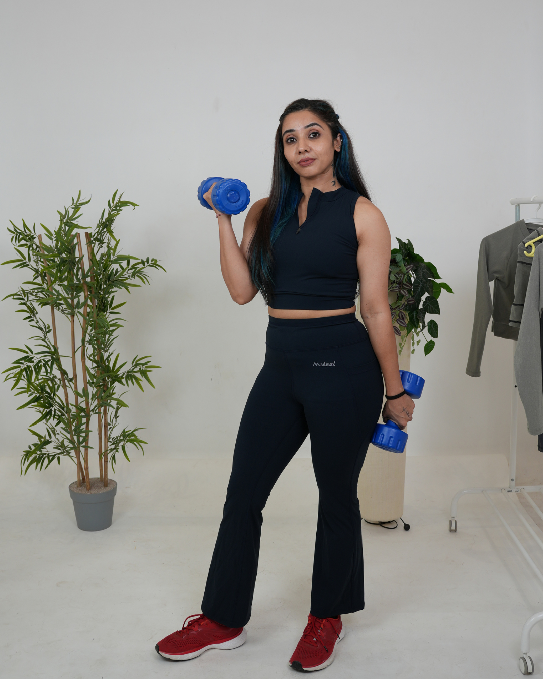 Classic Flare pant and Gym Top set