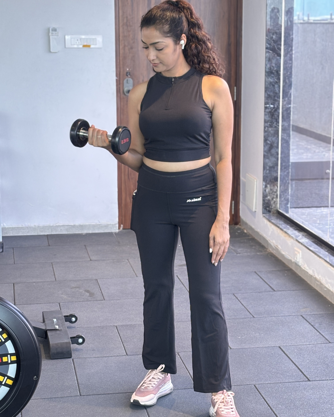 Classic Flare pant and Gym Top set